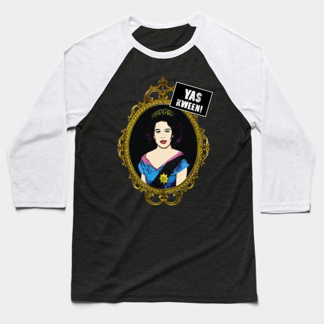 yass kween - broad city shirt Baseball T-Shirt by Naive Rider